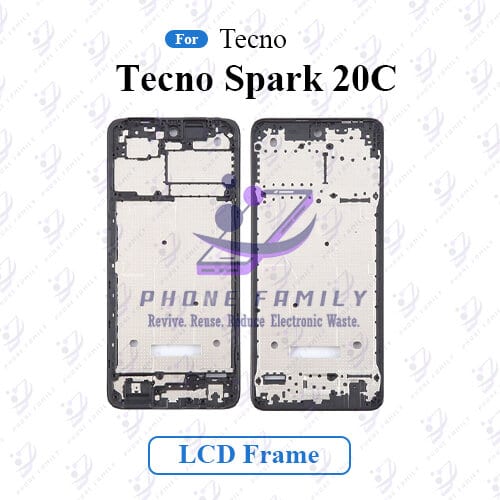 For Tecno Spark 20C Front LCD Frame Middle Chassis Housing - Price in Bangladesh