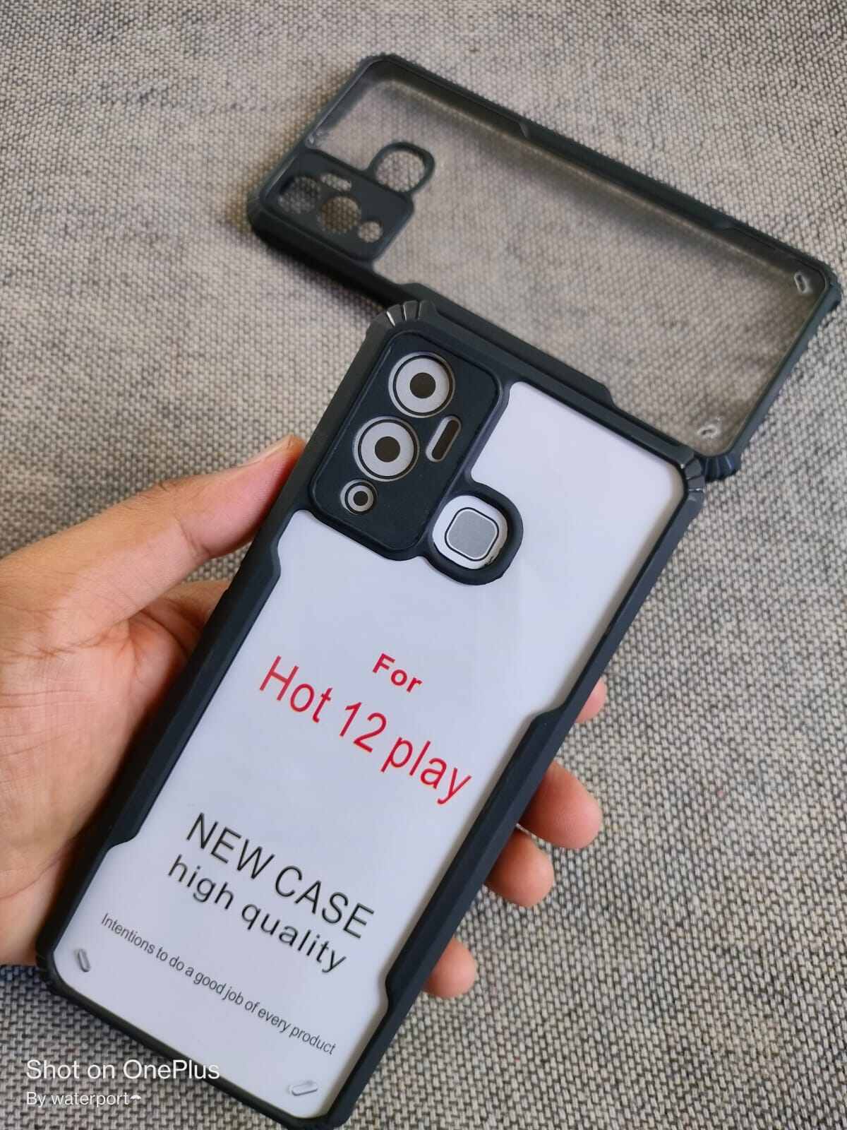 Infinix Hot 12 Play Back Cover Armor Stock Prof Case Armor Shockproof Case Xundd FUSION Infinix Hot 12Play
