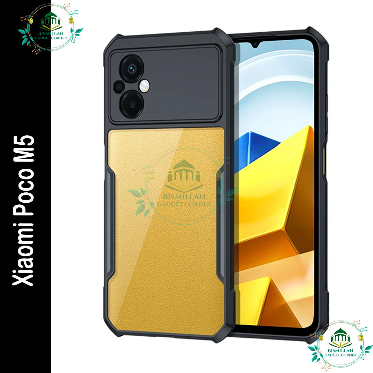 Xundd Back Cover for Xiaomi POCO M5 4G / Xiaomi POCO M4 SG Transparent Hybrid Hard PC Back Bumper