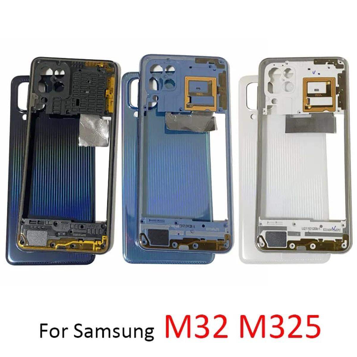 Replacement Backshell Panel + midel frame for Samsung Galaxy M32 4g Battery Back Door Back panel - Price in Bangladesh