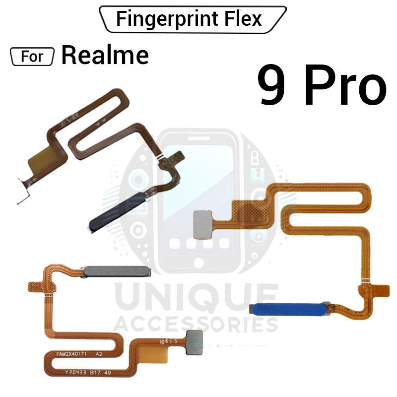 Realme Power Button Fingerprint Sensor Flex Cable For Realme 9 Pro RMX3471 RMX3472 ON OFF Key Sensor Home Touch Fingerprint Sensor Flex Ribbon Price in Bangladesh - Mobile.com.bd