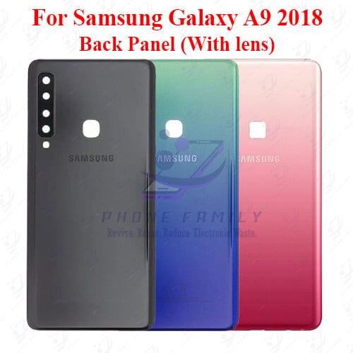 For Samsung Galaxy A9 2018 A920 Back Panel/Backshell/ Casing + Camera Lens With Logo-All Colors Available - Price in Bangladesh
