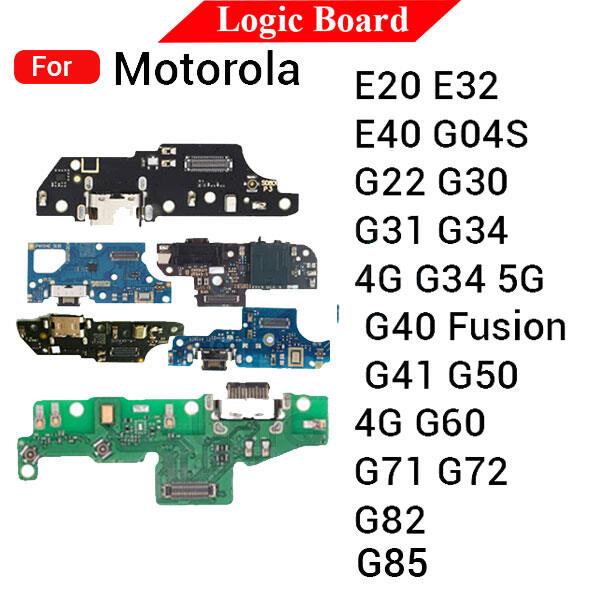 Charging Logic Board For Motorola Moto E20 E32 E40 G04S G22 G30 G31 G34 4G G34 5G G40 Fusion G41 G50 4G G60 G71 G72 G82 G85 Charging Port USB Plug PCB Dock Connector Spare parts - Price in Bangladesh