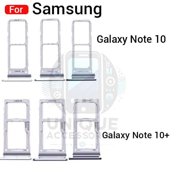Samsung Galaxy Note 10 10 Plus Sim Tray Micro SD Card Slot with Sim Ejector Pin Replacement Parts - Price in Bangladesh