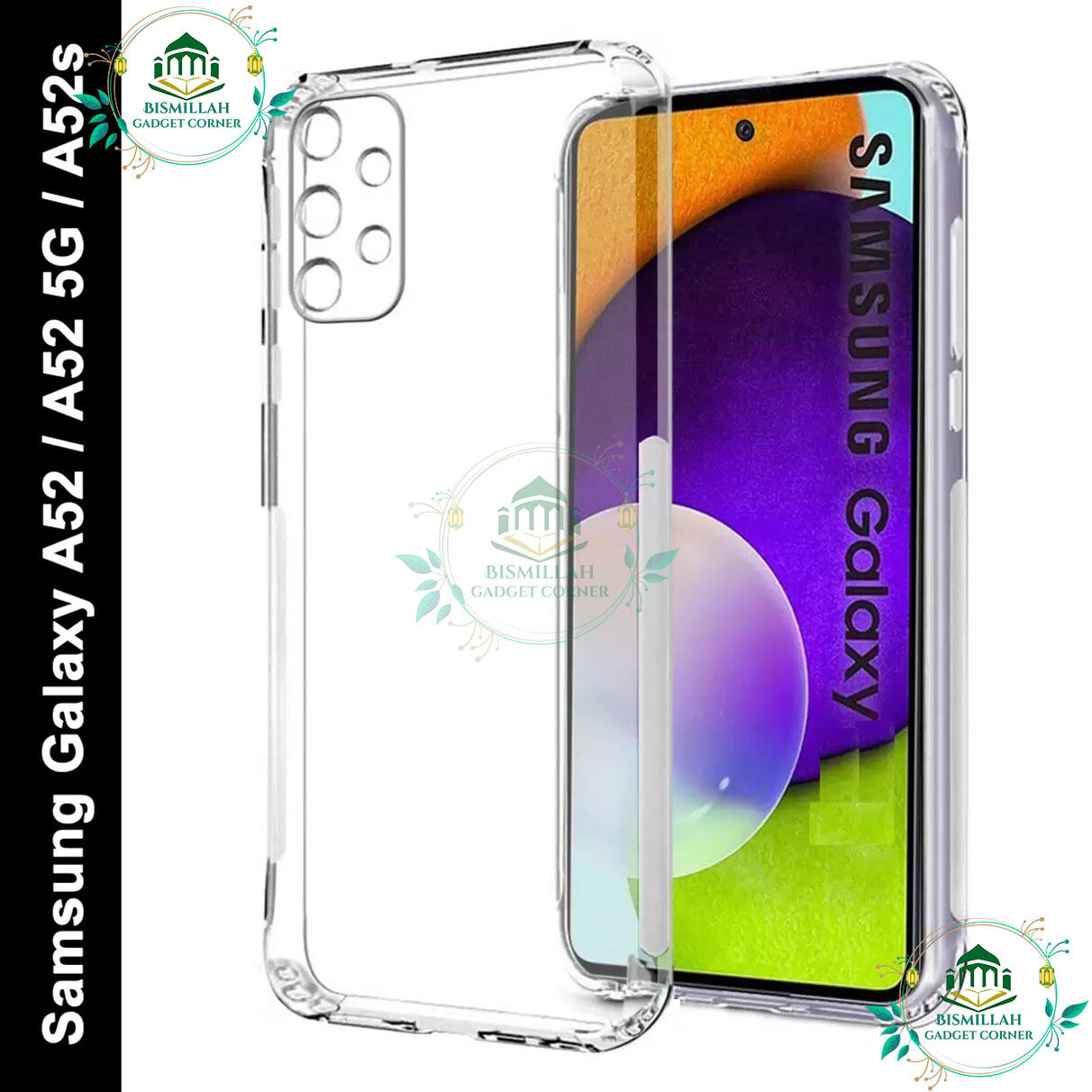 Transparent back cover For Samsung Galaxy A52 / Samsung Galaxy A52 5G / Samsung Galaxy A52s 5G Luxury transparent Protect Back Cover Soft Case