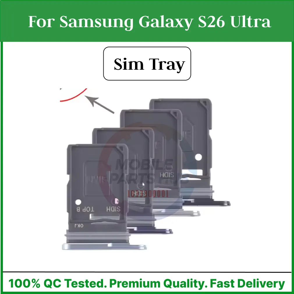 For Samsung Galaxy S26 Ultra Sim Tray Micro SD Card Slot with Sim Ejector Pin Replacement Parts - Price in Bangladesh