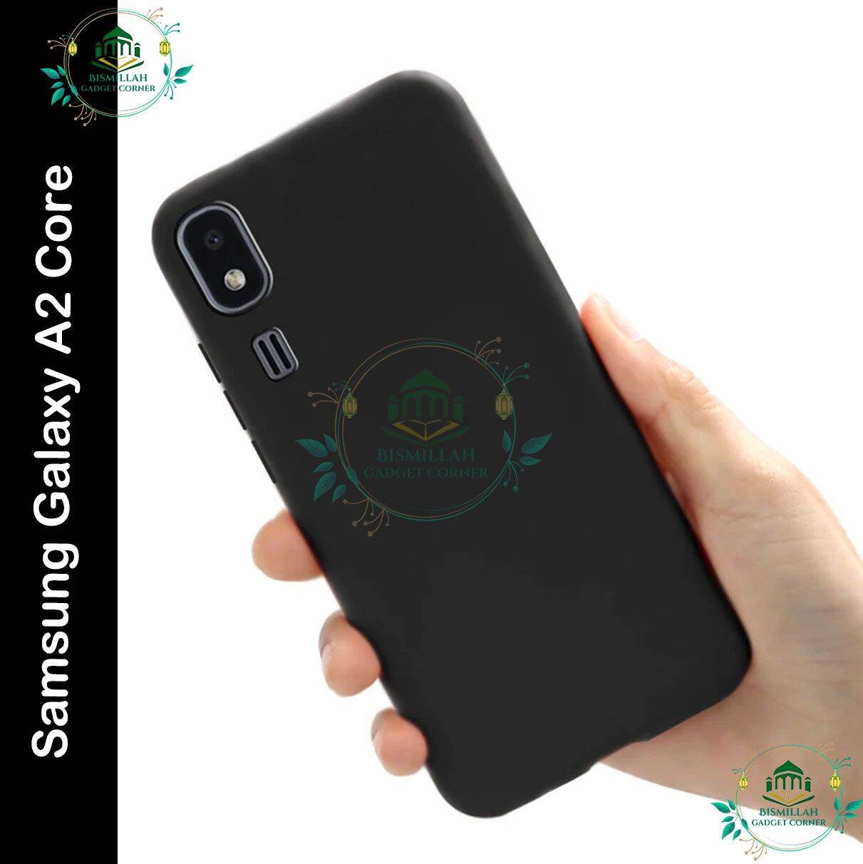 Premium Liquid Silicone Phone case for Samsung Galaxy A2 Core Liquid Silicon Mobile Back Case Soft Silicone Phone Cover