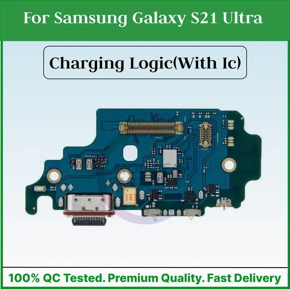 Charging Logic Board For Samsung Galaxy S21 Ultra Charging Port USB Plug PCB Dock Connector Spare parts - Price in Bangladesh