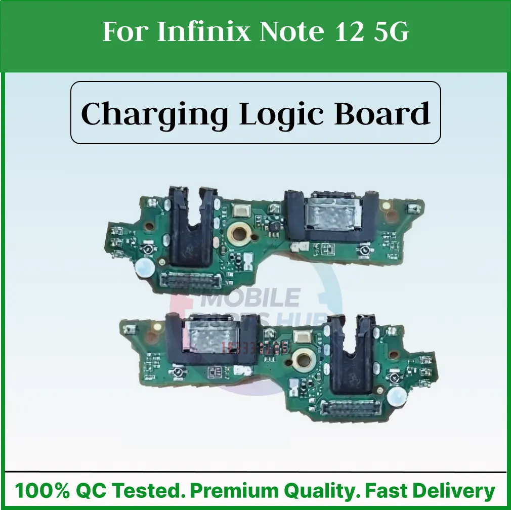 Charging Logic Board For Infinix Note 12 5G Charging Port USB Plug PCB Dock Connector Spare parts - Price in Bangladesh