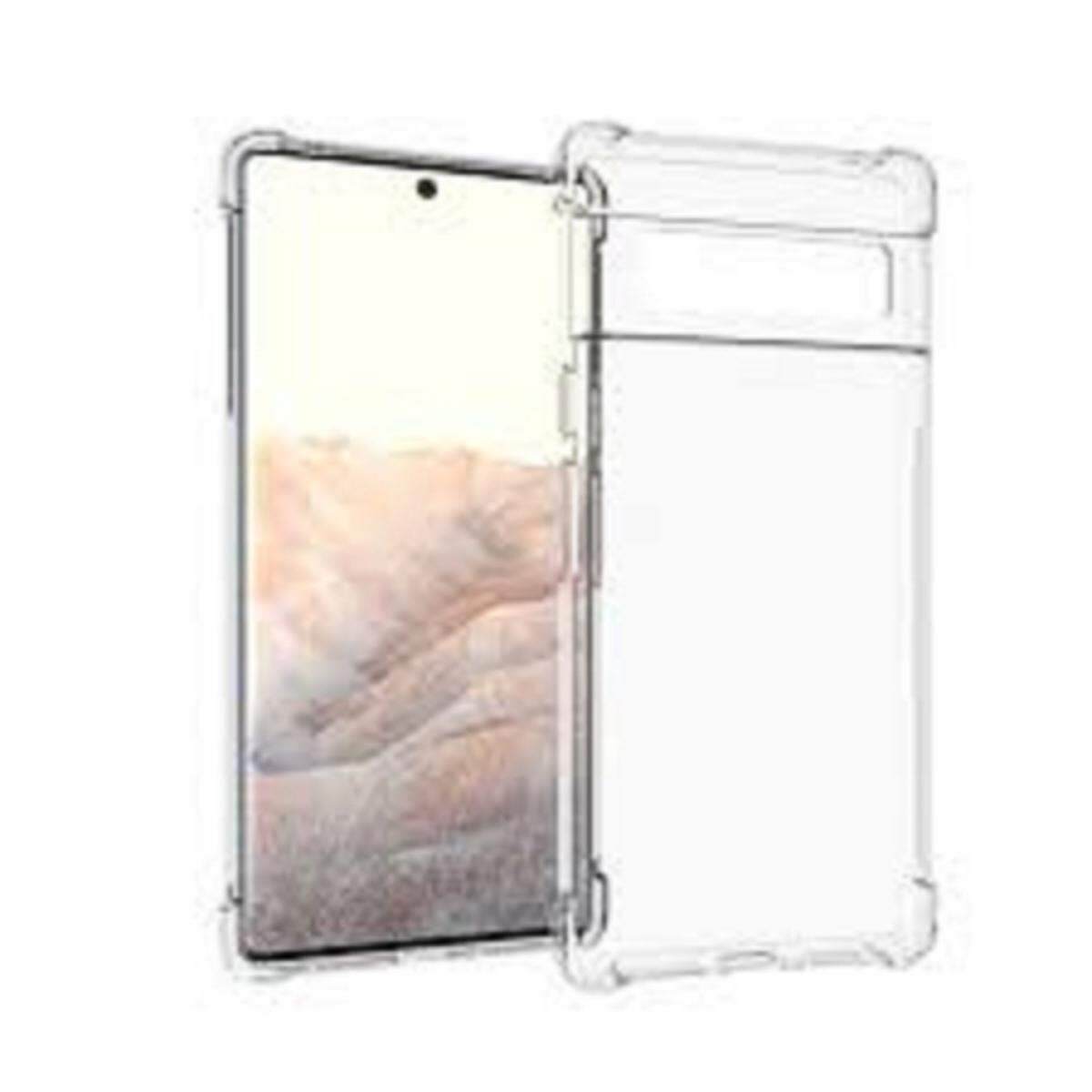 Google Pixel 6 Luxury Shockproof Silicone Clear Airbag TPU Transparent Protective Cover/cases