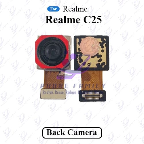 Rear Camera For Realme C25 Back View Main Big Backside Camera Module Flex Cable Replacement Repair Spare Parts - Price in Bangladesh
