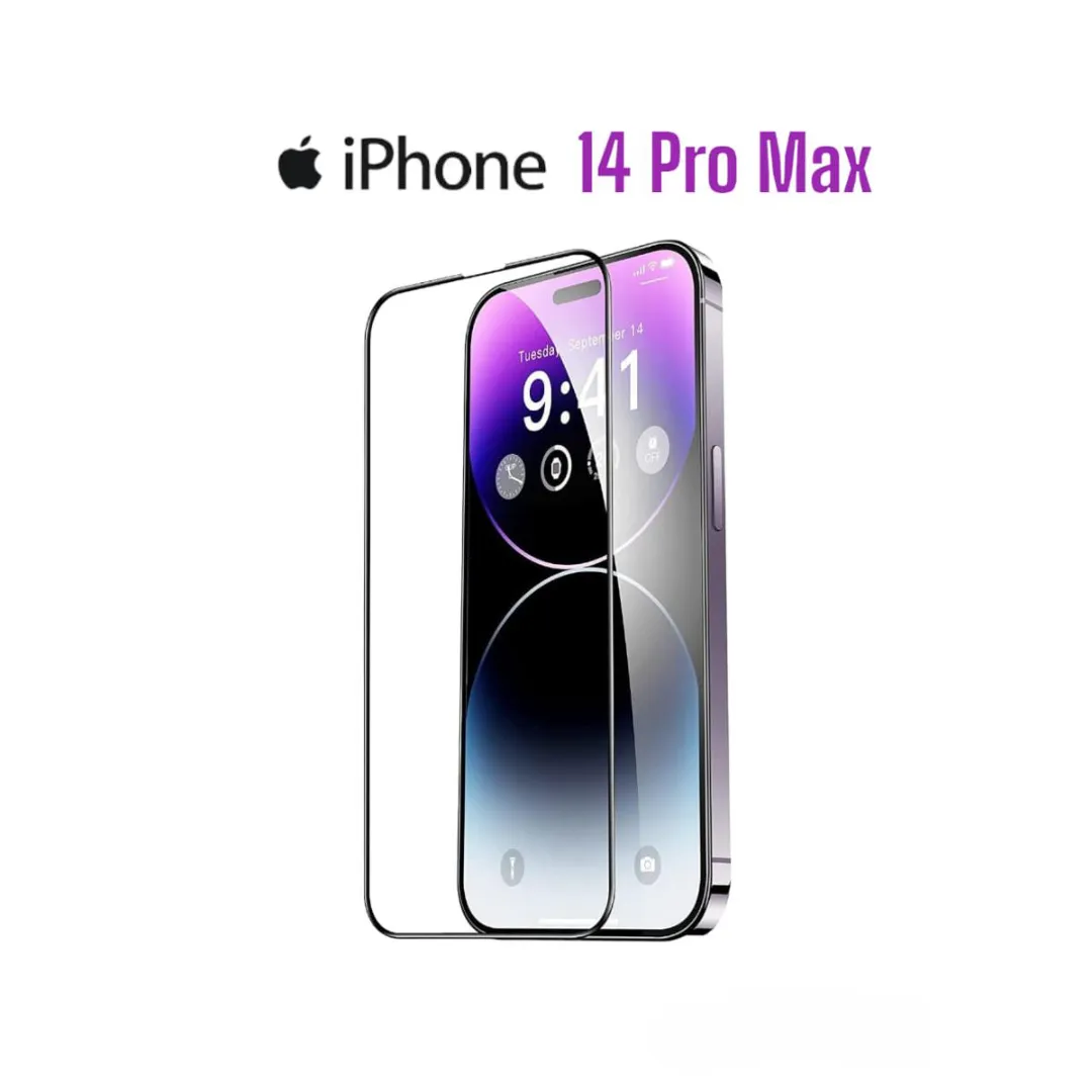 For Apple Iphone 14 Pro Max 6.7 Inches 2022 - Premium Full Cover Og Glass Hd Clear Tempered Gorilla Glass Screen Protector