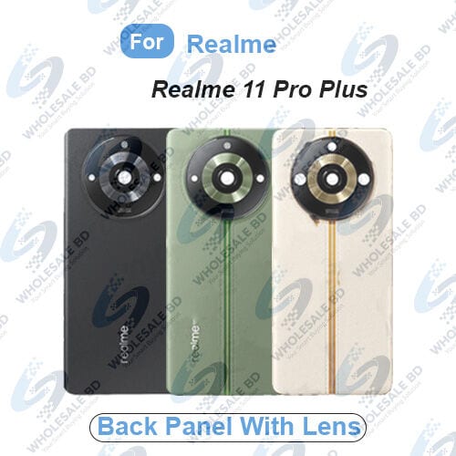 Realme 11 Pro Plus Back Housing Frame - 200MP Camera Glass Replacement (All Colors) (Wholesale) - Price in Bangladesh