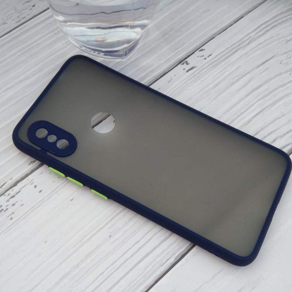 For Redmi Note 6 Pro Back Cover Smoke Casing Full Camera Protactor Shockproof Bumper Cases