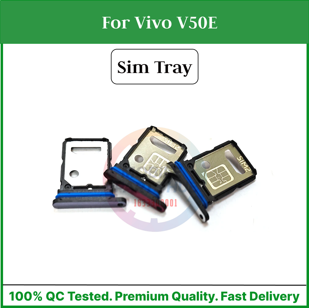 Vivo V50E Sim Tray Micro SD Card Slot with Sim Ejector Pin Replacement Part - Price in Bangladesh
