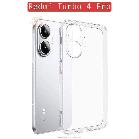 Anti Yellow Clear Back Cover Case for Xiaomi Redmi Turbo 4 Pro With Full Camera Protection