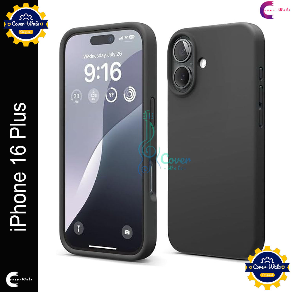 Premium Liquid Silicone Phone case for Apple iPhone 16 Plus 5G Liquid Silicon Mobile Back Case Soft Silicone Phone Cover