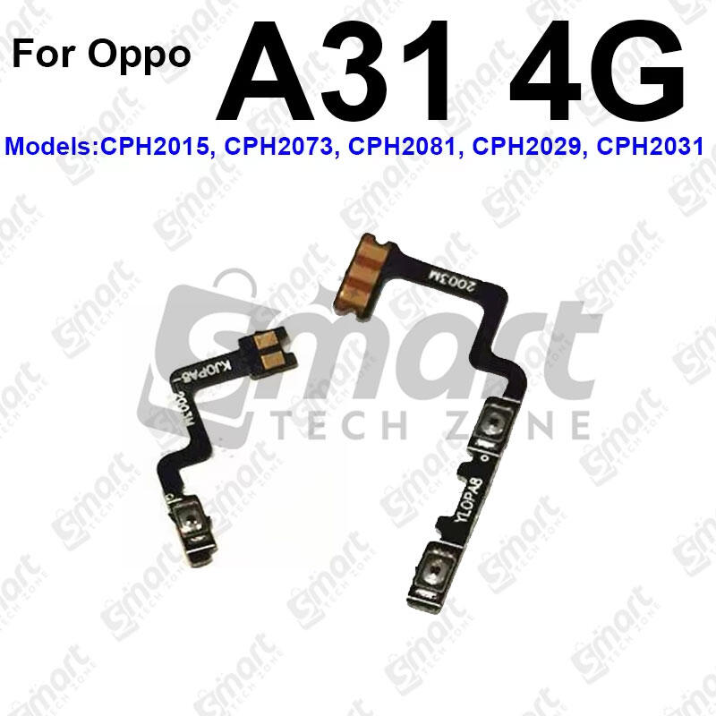 Oppo A31 4G Power on / off Switch Button Side Volume Up Down Buttons Flex Cable Replacement Parts - Price in Bangladesh