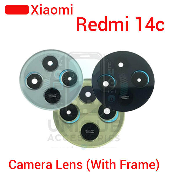 Xiaomi Redmi 14c Main Rear Camera Glass Lens 50MP-AI Dual Camera (Not Camera Protector) - Price in Bangladesh