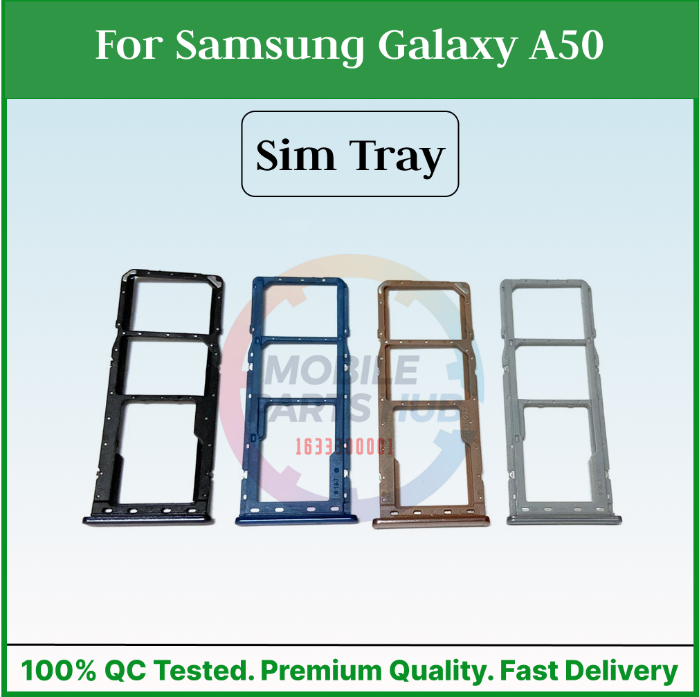 Samsung Galaxy A50 Sim Tray Micro SD Card Slot with Sim Ejector Pin Replacement Parts - Price in Bangladesh