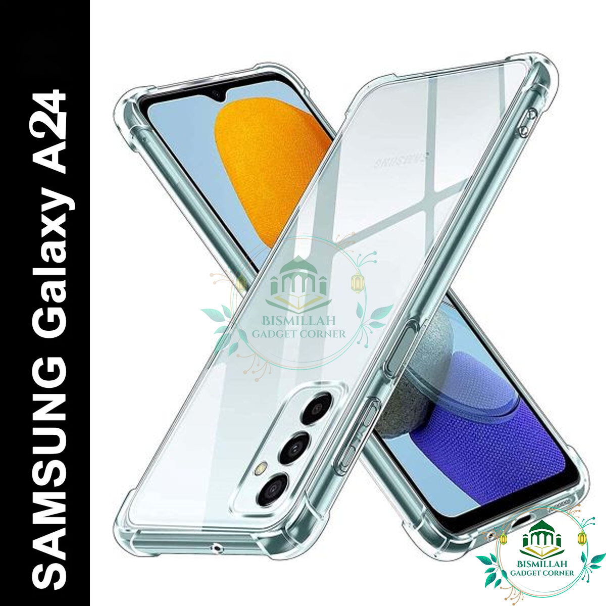 Transparent back cover For Samsung Galaxy A24 Luxury transparent Protect Back Cover Soft Case