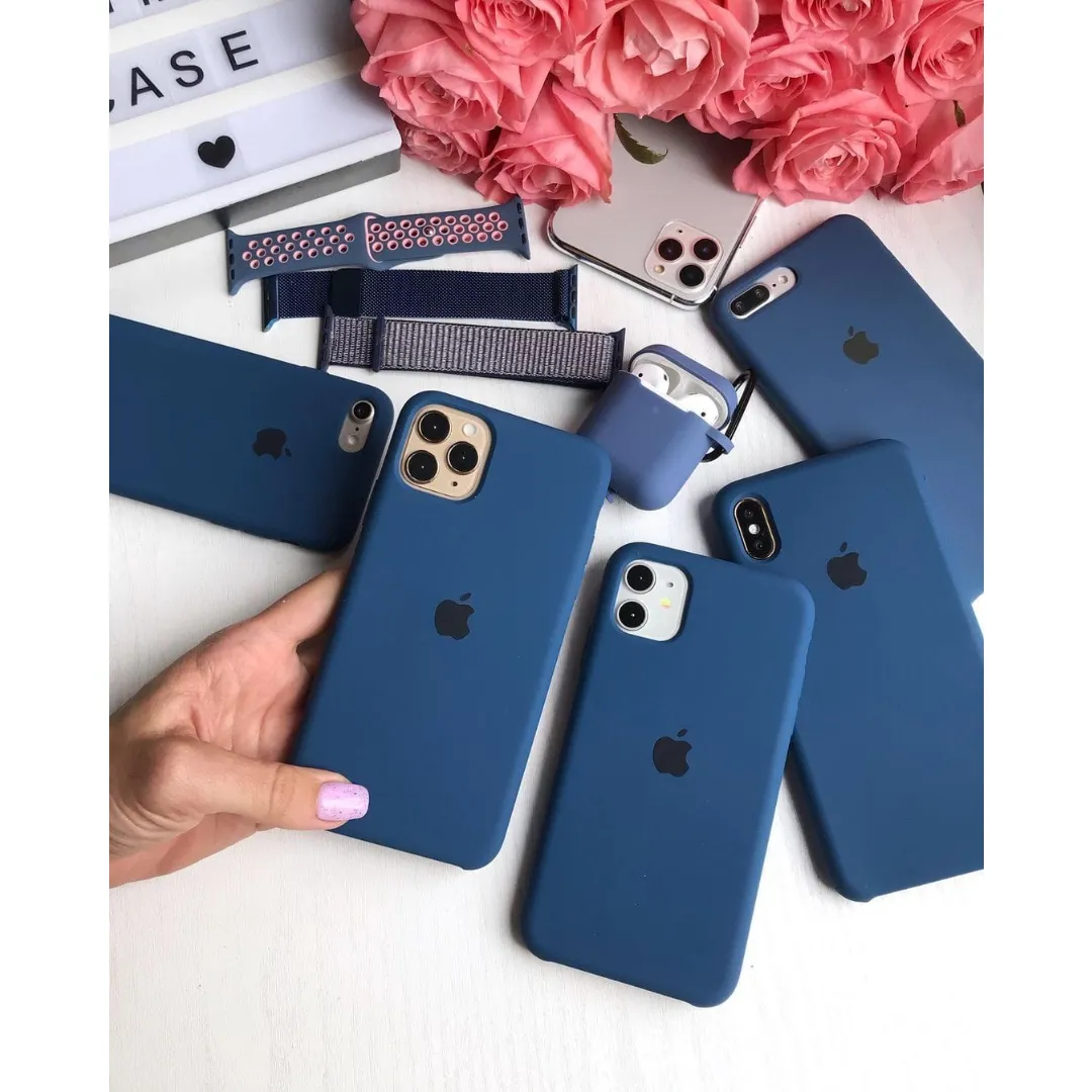 For Apple Iphone 11/ Iphone 11 Pro / Iphone 11 Pro Max Luxury Liquid Silicone Shock-Proof Phone Back Cover Soft Case - Mobile Back Cover