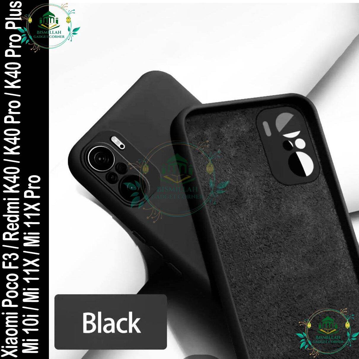 Premium Liquid Silicone Phone case for Xiaomi Poco F3 / Redmi K40 / Redmi K40 Pro / Redmi K40 Pro Plus / Mi 10i / Mi 11X 5G / Mi 11X Pro Liquid Silicon Mobile Back Case Soft