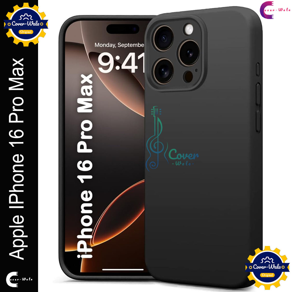 Premium Liquid Silicone Phone case for Apple iPhone 16 Pro Max 5G Liquid Silicon Mobile Back Case Soft Silicone Phone Cover