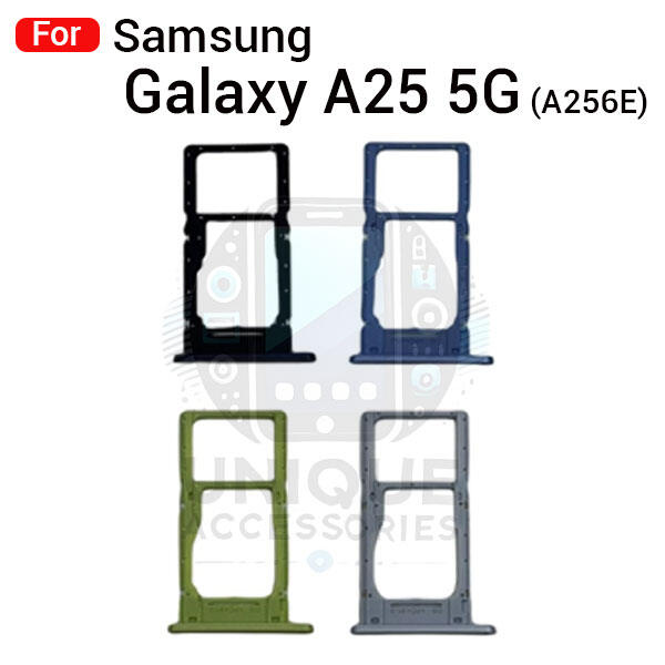 Samsung Galaxy A25 5G A256 Sim Tray Micro SD Card Slot with Sim Ejector Pin Replacement Parts - Price in Bangladesh