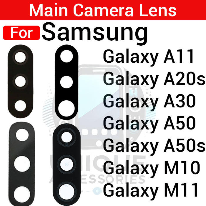 Camera Main Glass Lens for Samsung Galaxy A11 A20s A30 A50 A50s M10 M11 Replacement Part (Not Tempered Camera Glass Protector) - Price in Bangladesh
