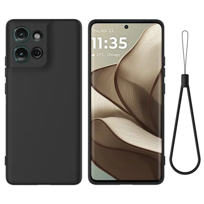 Premium Liquid Silicone Phone case for Motorola Moto G75 5G Liquid Silicon Mobile Back Case Soft Silicone Phone Cover