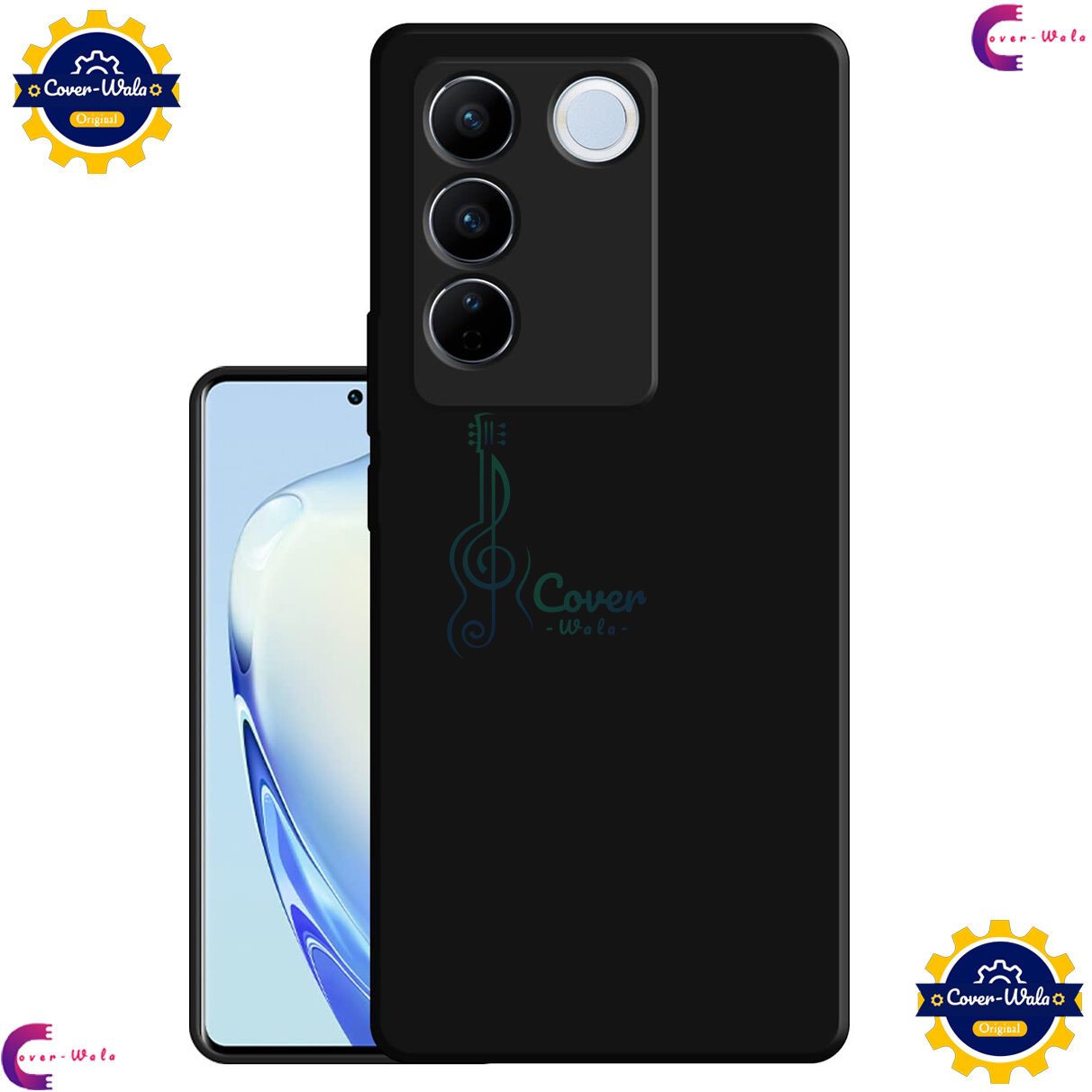Transparent Back Clear Cover case + Xundd Protective Cover + Silicone Back Cover With Camera Protection Specially Designed For Vivo V27 5G / Vivo V27 Pro 5G Back Cover.