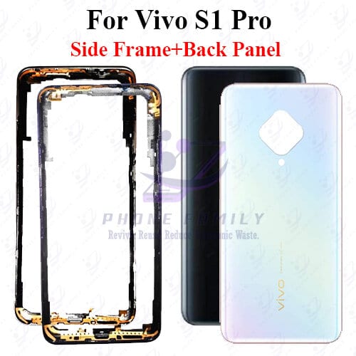 For Vivo S1 Pro Full Body Housing ( Side Frame + Back Panel Without Camera Glass ) - Price in Bangladesh