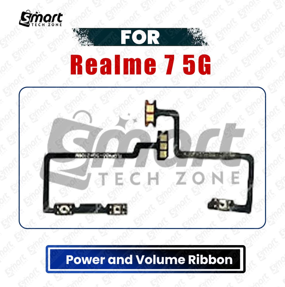 Realme 7 5G Power On/Off Switch Button Side Volume Up Down Buttons Flex Cable Replacement Parts - Price in Bangladesh