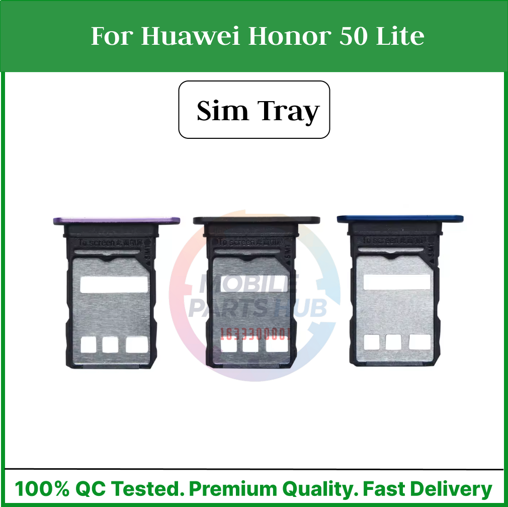 Huawei Honor 50 Lite Sim Tray Micro SD Card Slot with Sim Ejector Pin Replacement Part - Price in Bangladesh