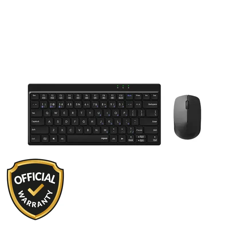 Rapoo Multi-mode Wireless Keyboard & Mouse Combo (8000GT) - Price in Bangladesh