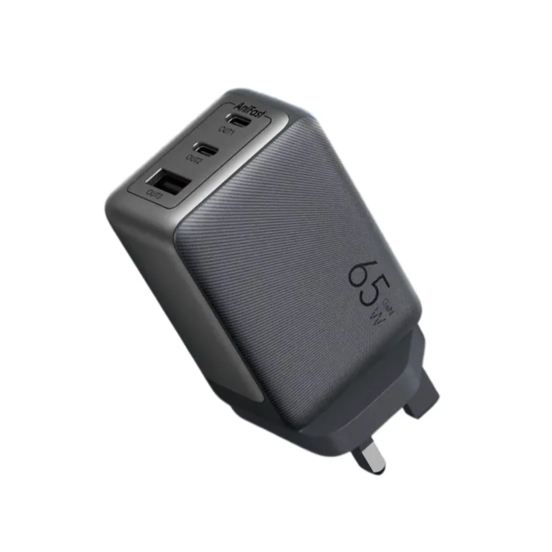 Oraimo HyperGaN 65 65W GaN Wall Charger Kit with 100W CC Cable (OCW-7652E+116CC)-Black - Price in Bangladesh