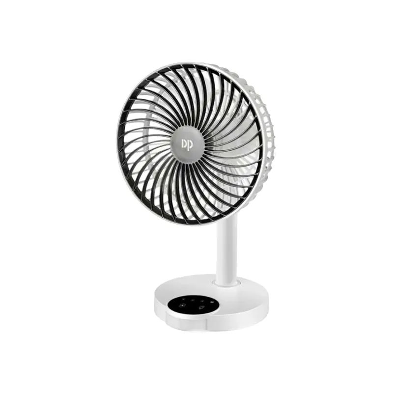 DP 7626 Rechargeable Table Fan With Led Light - Price in Bangladesh