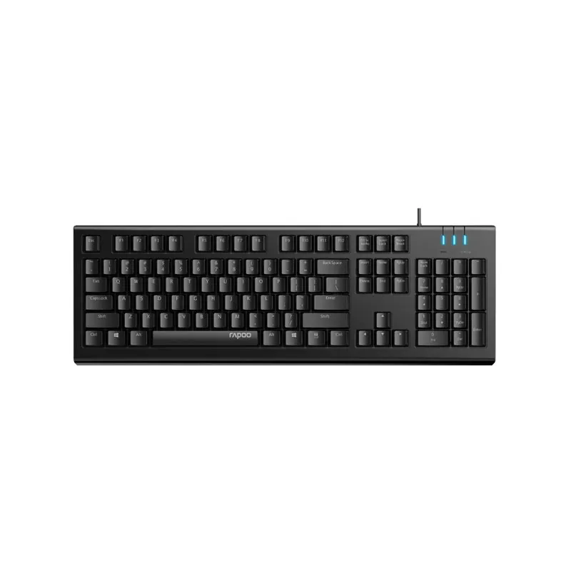Rapoo NK1800 Entry Level Wired Keyboard - Black - Price in Bangladesh
