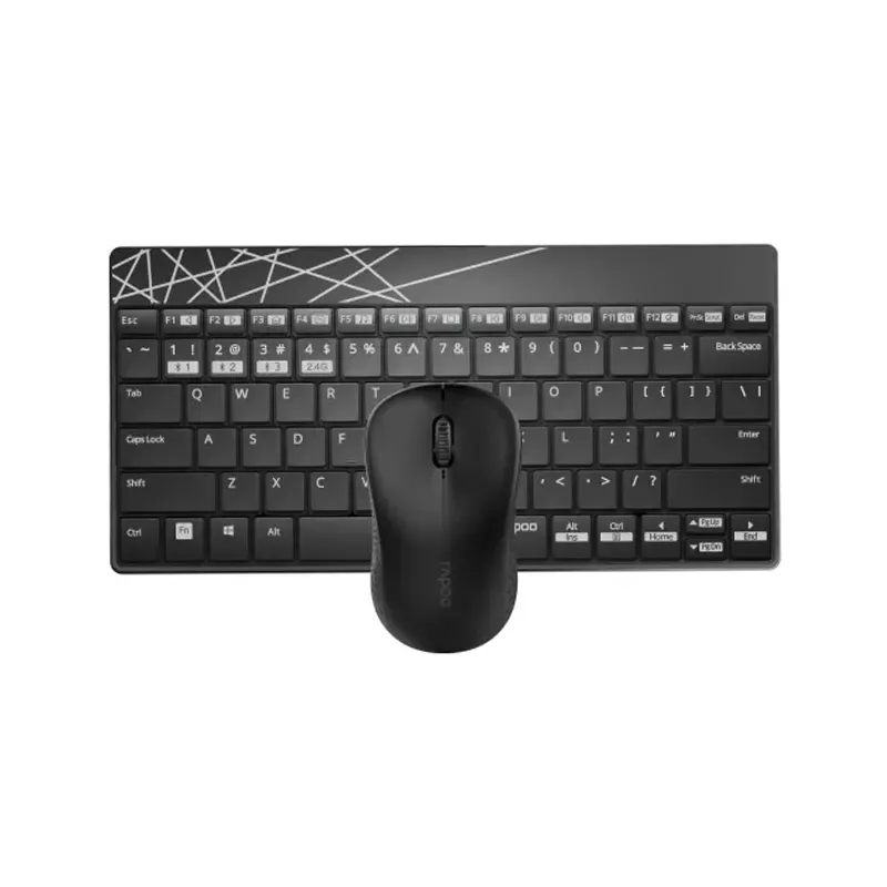 Rapoo 8000M Multi-mode Wireless Keyboard and Mouse Combo - Price in Bangladesh