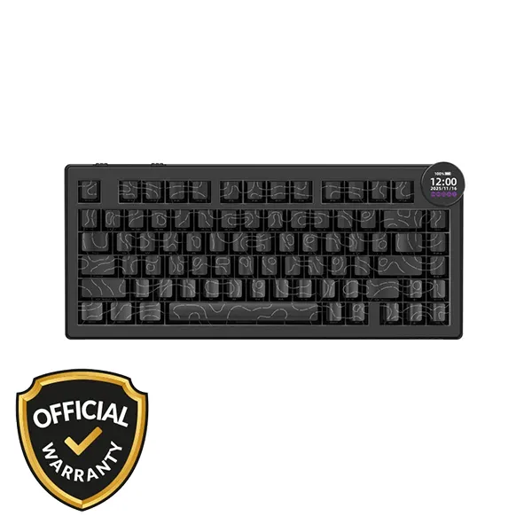 Ajazz AK820 V2 Pro 8K Tri-Mode Mechanical Keyboard with TFT Screen (White Peach Switch) - Price in Bangladesh