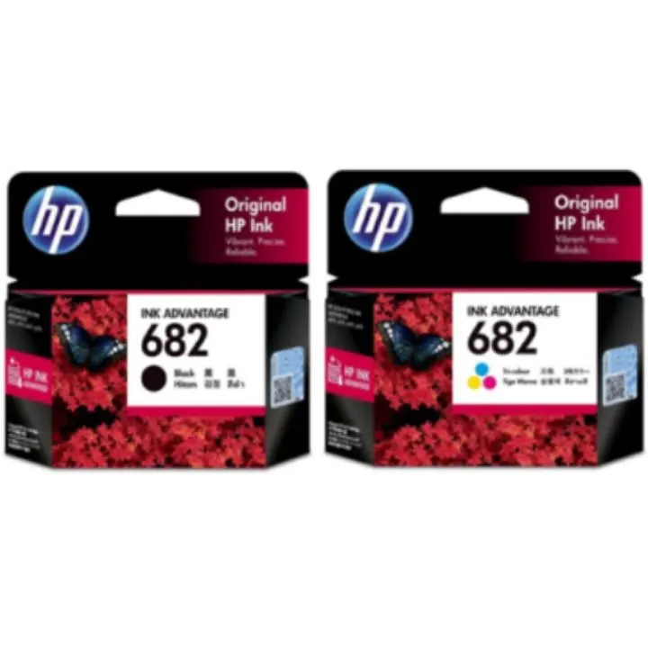 HP 682 Original Ink Advantage Black & Tri-Color Cartridge (Full Set) Others Price in Bangladesh - Mobile.com.bd
