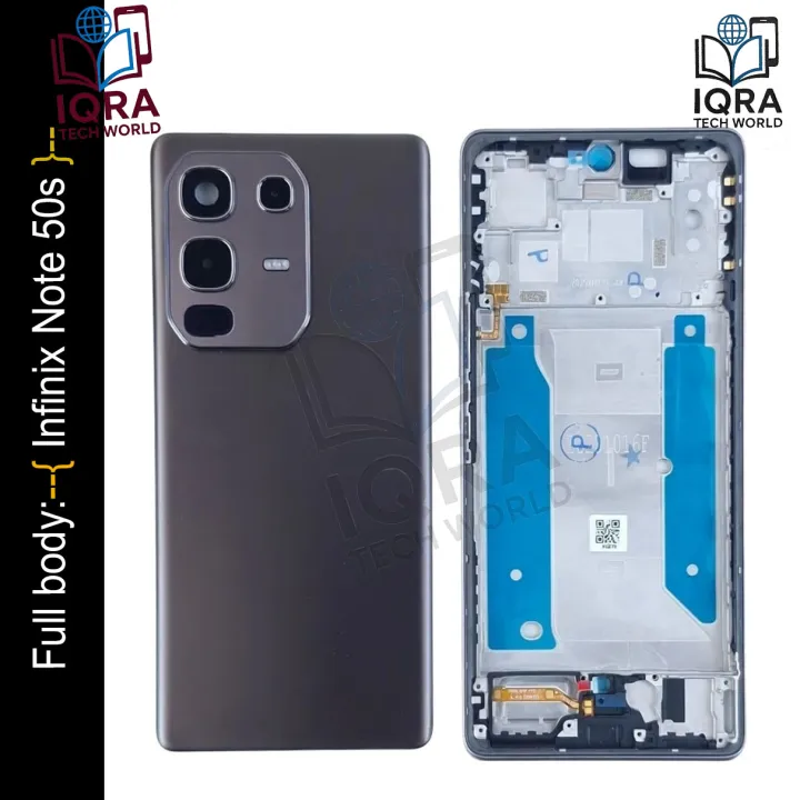 Infinix Note 50s Full Body Housing / Middle Frame Chassis with Back Panel - Price in Bangladesh